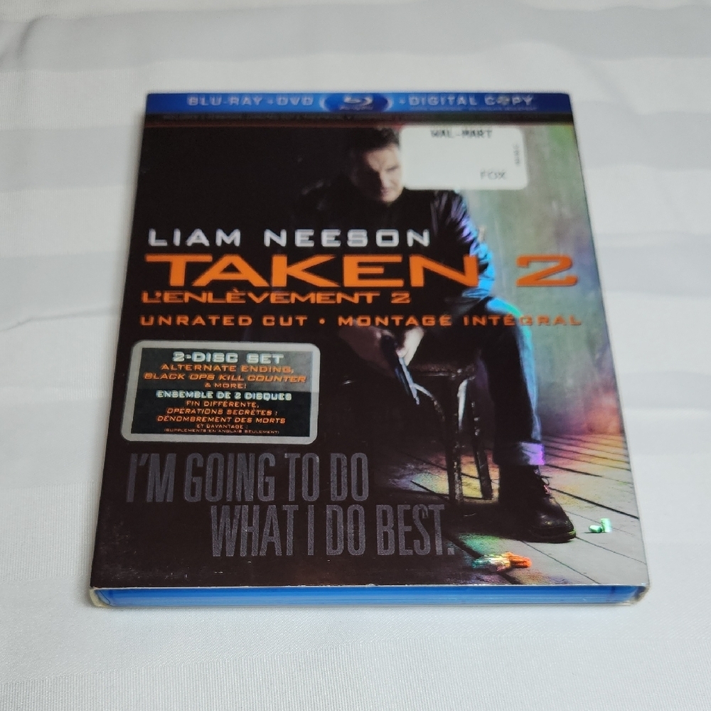 Taken 2 Blu-ray DVD Unrated Cut